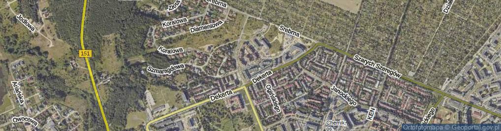 Zdjęcie satelitarne Sowińskiego Józefa, gen. ul.